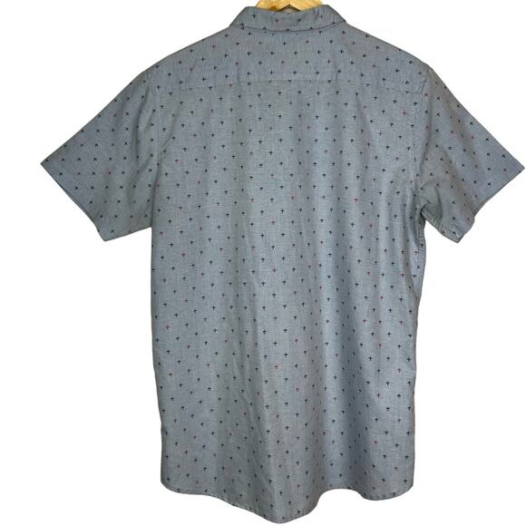 MOLOKAI SURF Molokai Button Up Slim Fit Hawaiian Airplanes Short Sleeve Shirt XL - Picture 4 of 6